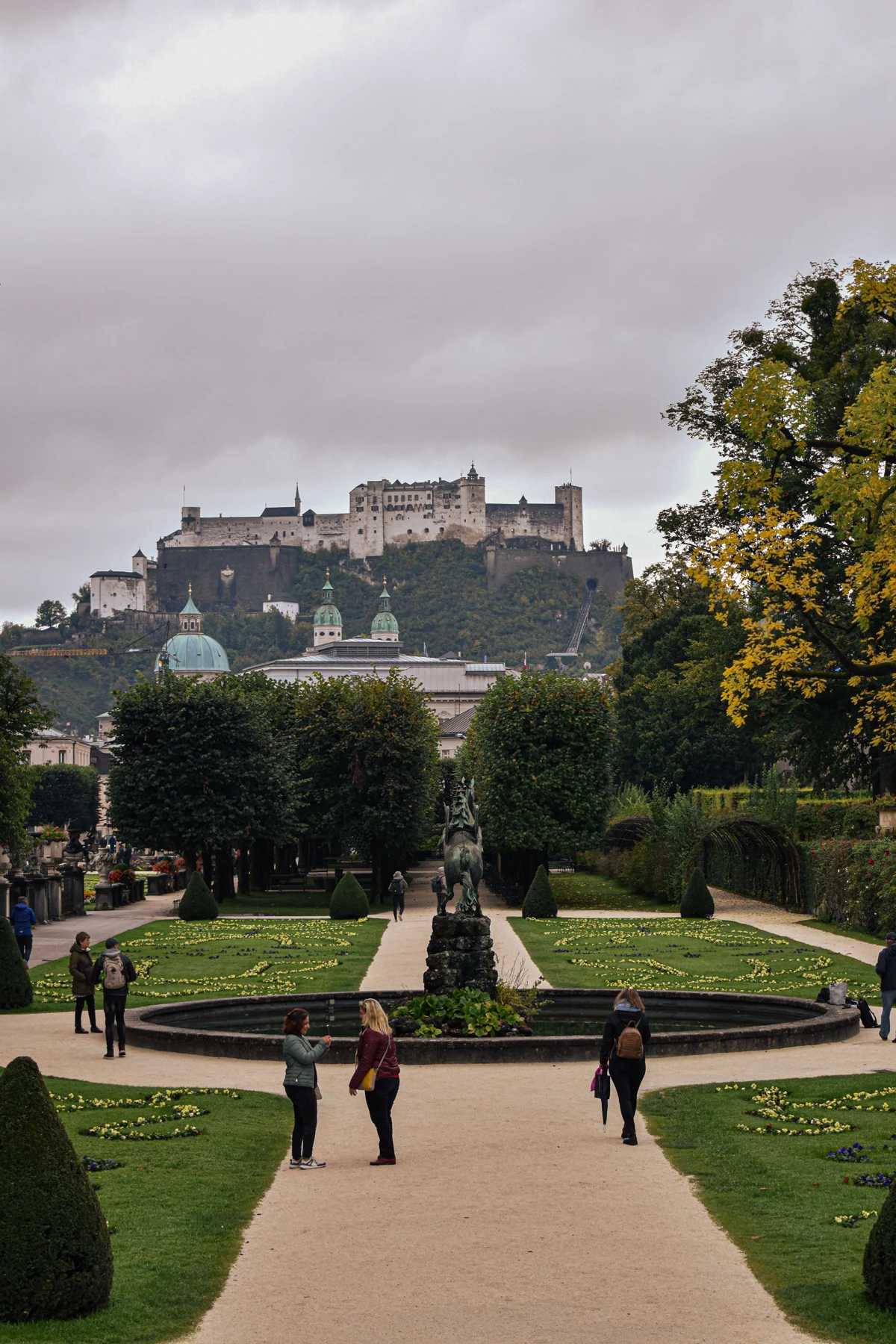 Salzburg: a Sunday in Mirabell Gardens