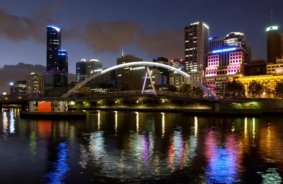 Melbourne’s Yarra River. Destination context.