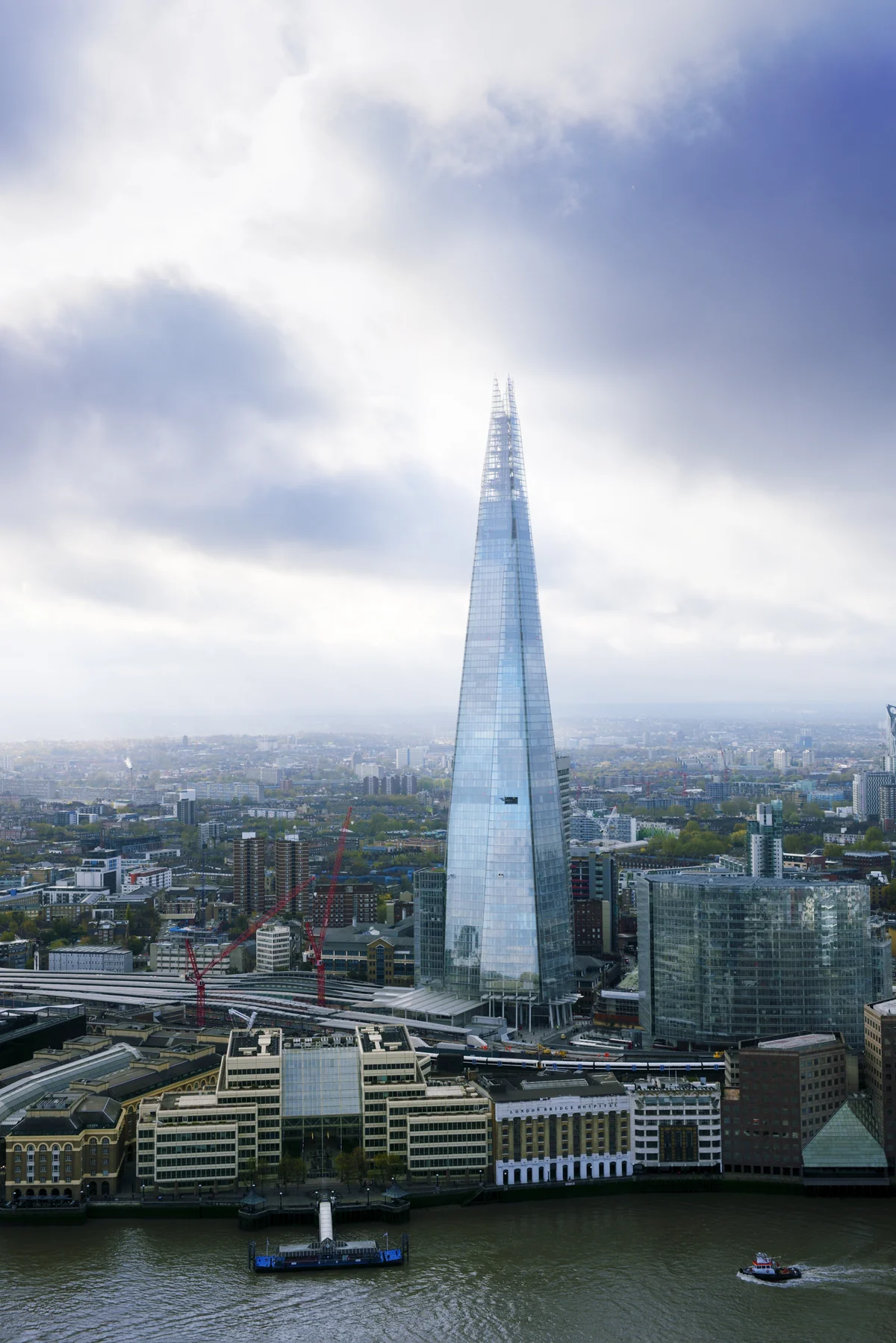 London’s Shard and River Thames. Destination context, not the hotel.