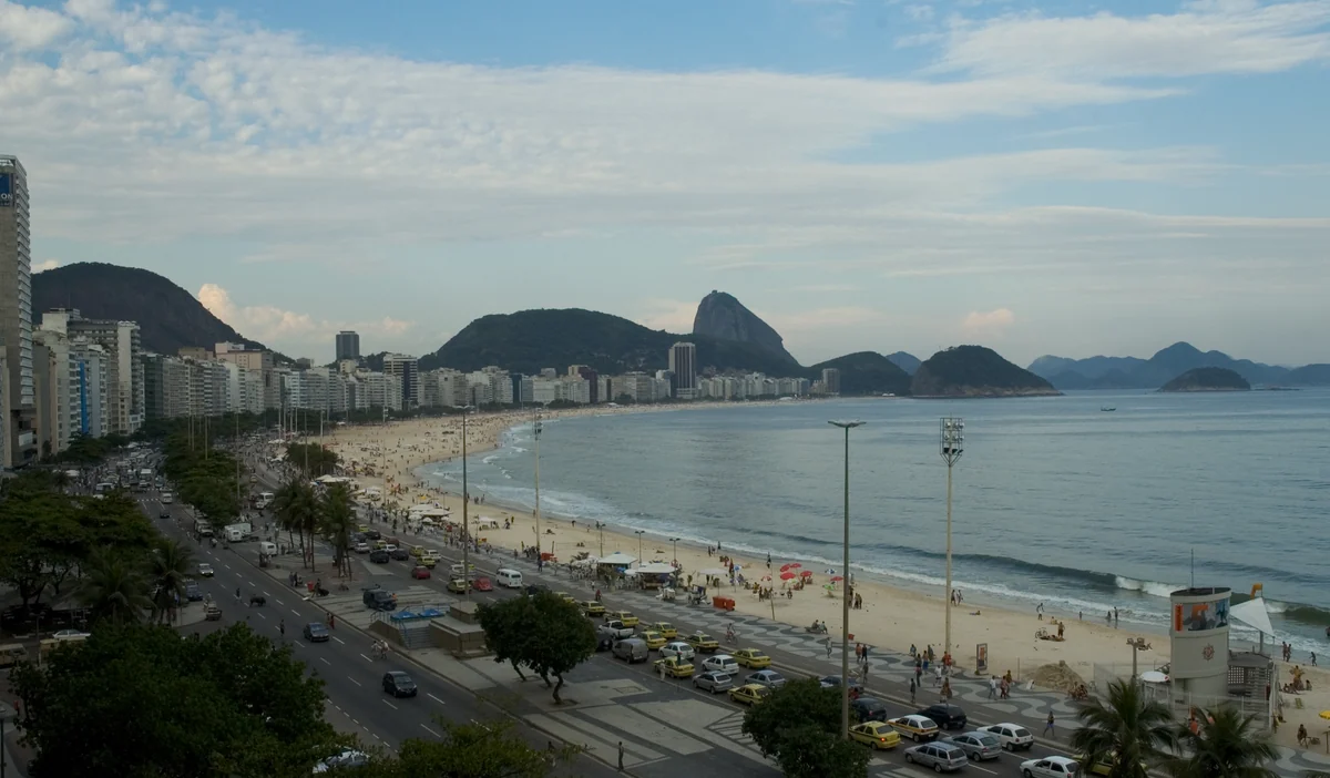 Copacabana Beach, Rio de Janeiro. Destination context, not the hotel.